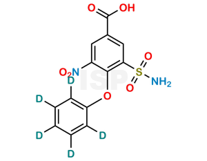3-Nitro-4-Phenoxy-5-Sulfamoylbenzoic Acid D5 - Image 1