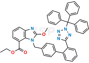 Candesartan Ethyl Ester N2-Trityl Methoxy Analog - Image 1