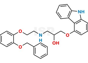 Carvedilol O-Desmethyl O-Benzyl Impurity - Image 1