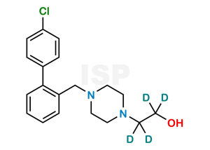 2-[4-[(4-Chlorophenyl)phenylmethyl]-1-piperazinyl]ethanol D4 - Image 1