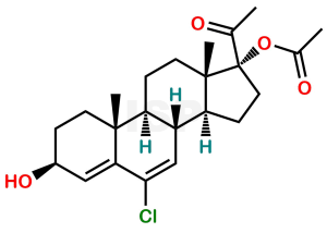 Chlormadinone Acetate 3β-Hydroxy Impurity - Image 1