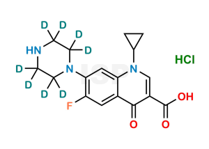Ciprofloxacin D8 Hydrochloride - Image 1