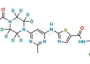 N-Boc-N-Deshydroxyethyl Dasatinib D8 - Image 1