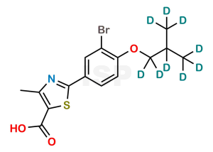 3-Descyano 3-Bromo-Febuxostat D9 - Image 1