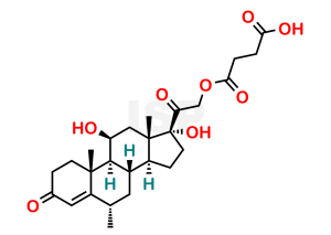 Methylprednisolone Hydrogen Succinate EP Impurity D - Image 1