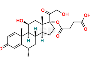 Methylprednisolone Hydrogen Succinate EP Impurity B - Image 1