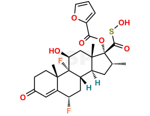 Fluticasone Furoate 1,2 Dihydro Sulfenic Acid Impurity - Image 1