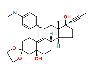 11-Alpha Dioxolane Mifepristone - Image 1