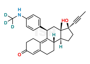 N-Desmethyl Mifepristone D3 - Image 1
