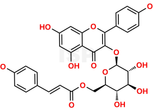 Kaempferol-3-O-(6''-O-p-Coumaroyl)Glucoside - Image 1