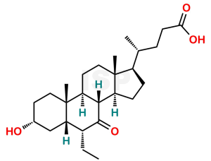 3α-Hydroxy-7-Keto-6α-Ethyl-5β-Cholanic Acid - Image 1