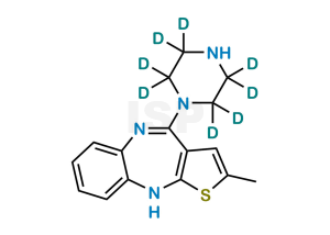 N-Demethyl Olanzapine D8 - Image 1