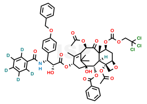 3’-P-O-Benzyl-7-{[(2,2,2,-trichloroethyl)oxy]carbonyl} Paclitaxel-d5 - Image 1