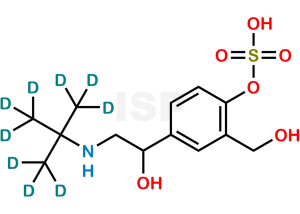 Salbutamol 4-o-Sulfate D9 - Image 1