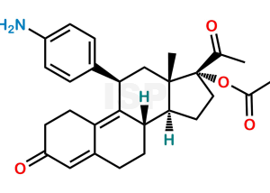 N,N-Didesmethyl Impurity  Ulipristal Acetate - Image 1