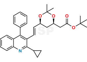 Pitavastatin Desfluoro Acetonide t-Butyl Ester - Image 1
