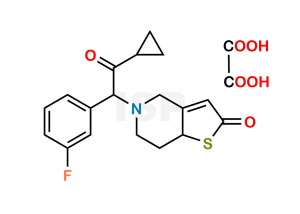 Prasugrel meta-Fluoro Isomer Thiolactone Oxalate - Image 1