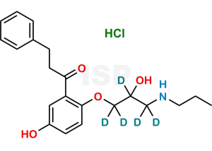5-Hydroxy Propafenone D5 Hydrochloride - Image 1