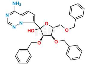 Remdesivir O-Desphosphate Tri-OBn Impurity - Image 1