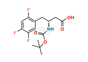 Sitagliptin Impurity 19 ((R)-Sitagliptin N-Boc-Acid Impurity) - Image 1
