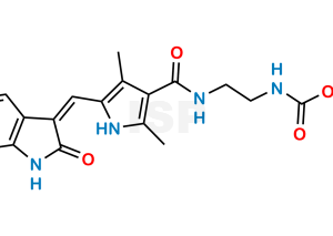 Sunitinib N,N-Didesethyl N-Butoxycarbonyl Impurity - Image 1