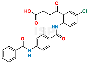 Tolvaptan γ-Oxobutanoic Acid Impurity - Image 1