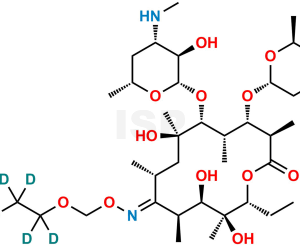 N-Demethyl Roxithromycin D7 - Image 1