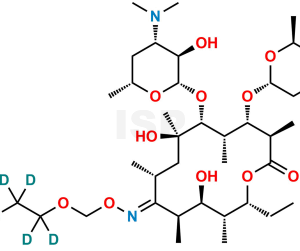 12-Deoxy Roxithromycin D7 - Image 1