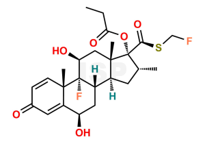 Desfluoro 6-Beta Hydroxy Fluticasone - Image 1