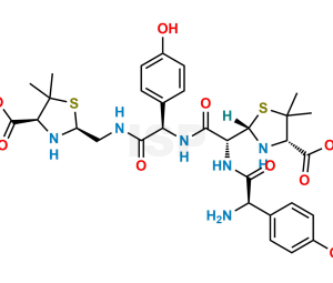 Amoxicillin Open Ring Decarboxylated Dimer - Image 1