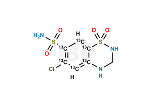 Hydrochlorothiazide 13C6 - Image 1