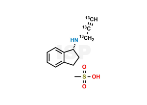 Rasagiline-13C3 Mesylate - Image 1