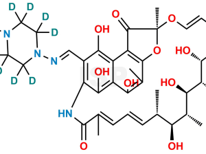 25-Desacetyl Rifapentine D8 - Image 1
