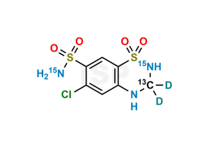 Hydrochlorothiazide-13C,15N2,d2 - Image 1