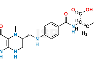 5-Methyltetrahydrofolic Acid-[13C5] - Image 1