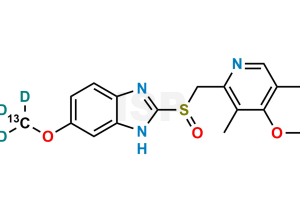 Omeprazole-13C,D3 - Image 1