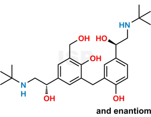 Salbutamol EP Impurity N Isomer 2(SR+RS) - Image 1