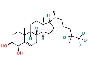 4β-Hydroxy Cholesterol-d4 - Image 1