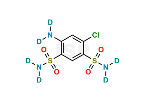 4-Amino-6-chloro-1,3-benzenedisulfonamide-d6 - Image 1