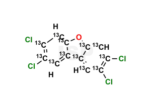 2,3,7,8-Tetrachlorodibenzofuran-13C12 - Image 1
