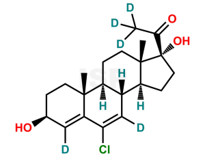 3-Hydroxy Chlormadinone D5 - Image 1