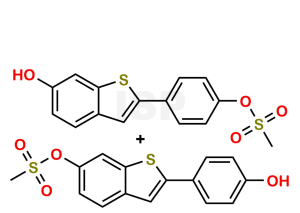 Raloxifene Impurity 35 (Mixture of 32 & 33) - Image 1