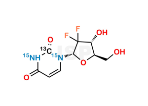 Gemcitabine EP Impurity C-13C,15N2 - Image 1