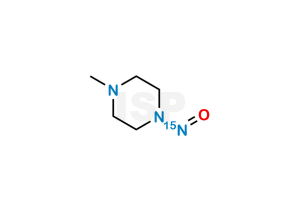 15N - 1-Methyl-4-nitrosopiperazine - Image 1