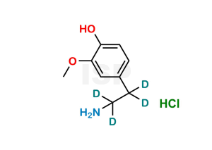 3-Methoxy Dopamine-D4 Hydrochloride - Image 1