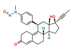 N-Nitroso N-Desmethyl Mifepristone - Image 1