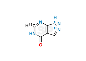 Allopurinol-13C,15N2 - Image 1