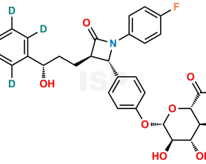 Ezetimibe D4-O-Beta-Glucuronide - Image 1