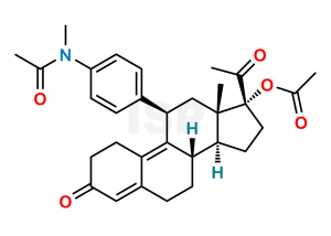 N-Desmethyl N-Acetyl Ulipristal Acetate - Image 1
