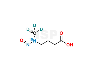 N-Nitroso N-Methyl 4-Amino Butyric Acid 13CD3 15N - Image 1
